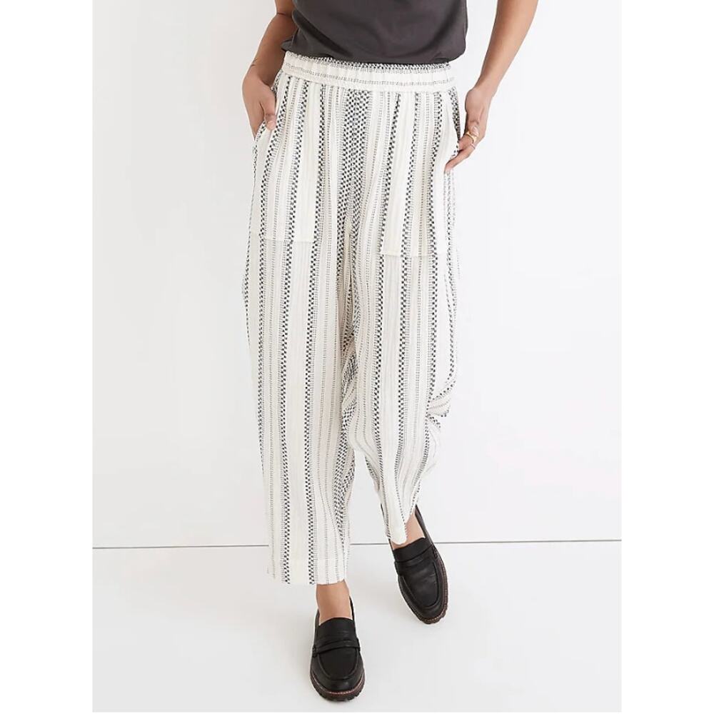 Madewell Pants Womens XS Lightspun Pull On Balloon Gauzy Boho Festival Tribal